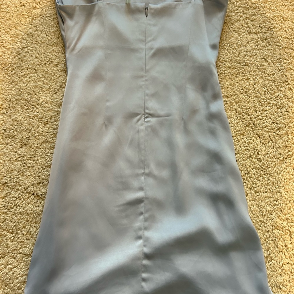 Urban Outfitters Baby Blue Cowl High Neck Mini Dress - Picture 4 of 5